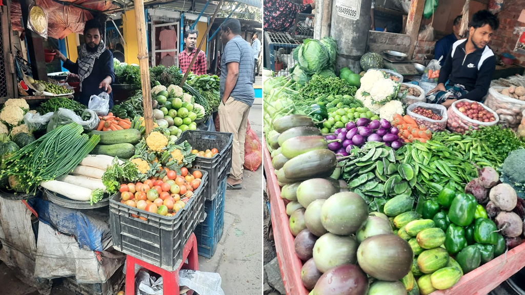 সবজির দাম কেজিতে ১৫-২০ টাকা বেড়েছে